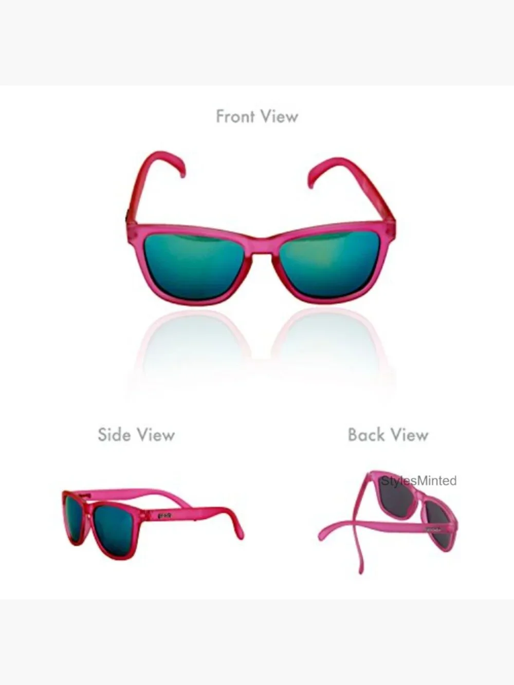 Polarized Wrap Sunglasses No Slip No Bounce Sport Running Pickleball Medium